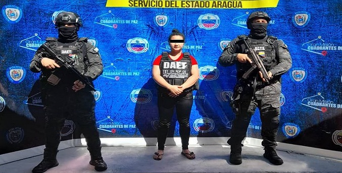 Solicitada por la Interpol es detenida en Aragua