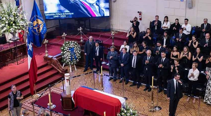 Inicia el funeral de Estado en honor al expresidente chileno Sebastián Piñera