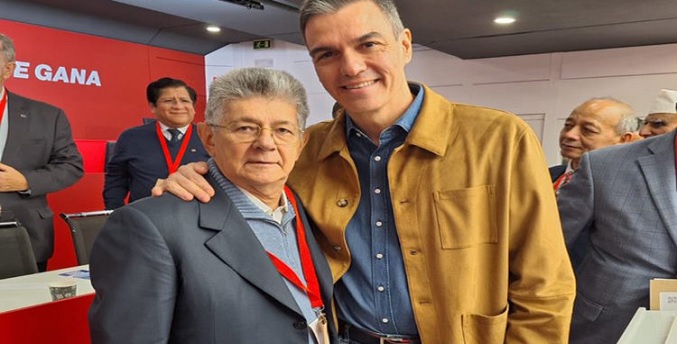 Ramos Allup celebra acuerdo en pro de elecciones libres en Venezuela ante la Internacional Socialista