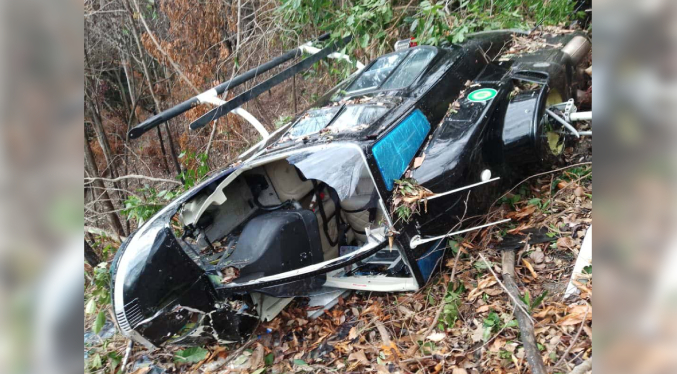 Helicóptero de Corpoelec se desploma en montañas de Mérida