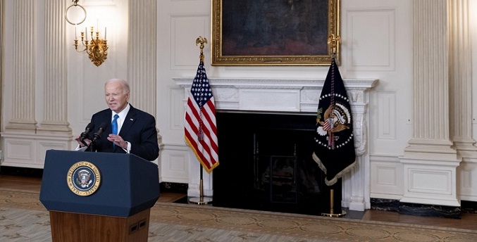 Biden condena el “estúpido” y “vergonzoso” comentario de Trump sobre la OTAN