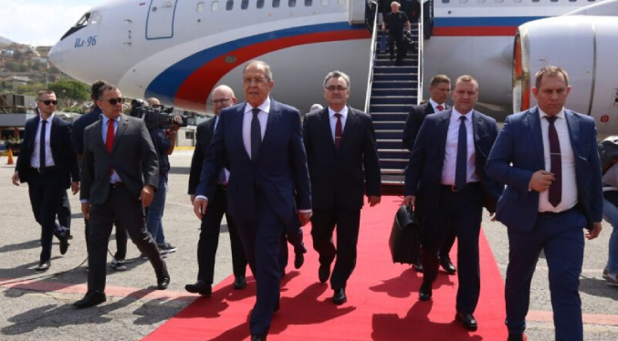 Canciller ruso Lavrov arriba a Venezuela para reforzar la cooperación