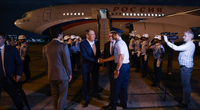 Lavrov llega a Río de Janeiro para participar en una reunión de cancilleres del G20