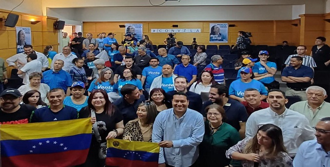 Vente Venezuela instala en Chile comando de campaña de María Corina Machado