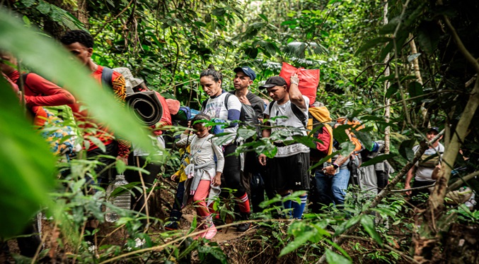 Migración: 1% de la población total de Venezuela cruzó por la selva del Darién en 2023