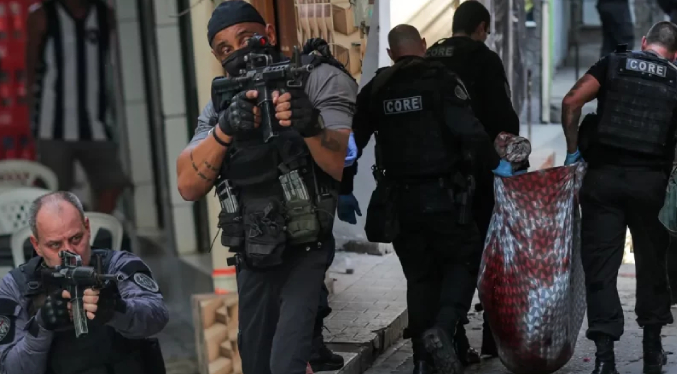Operativo en Río para capturar a los jefes de una banda criminal deja al menos cuatro muertos