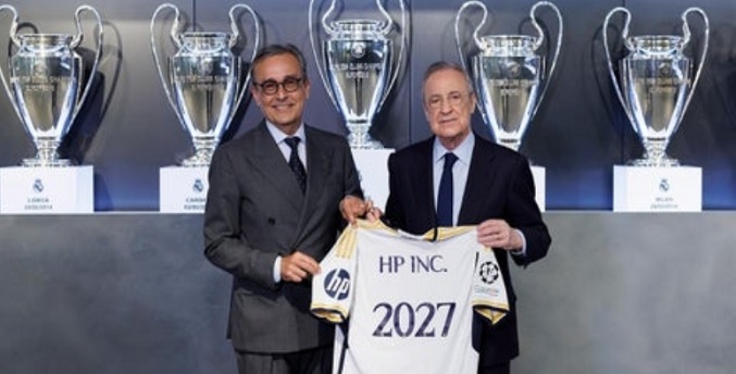 Real Madrid anuncia un acuerdo de histórico con HP