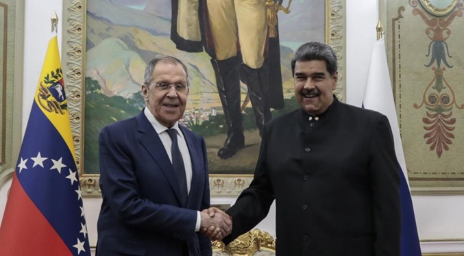 Lavrov se reunirá con Maduro y Delcy Rodríguez el 20 de febrero en su visita al país