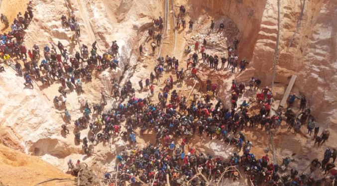 Desmantelan la mina ilegal Bulla Loca en Bolívar