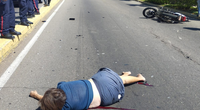 Muere septuagenaria al ser arrollada por un motorizado frente al centro comercial Delicias Norte