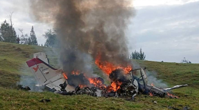 Accidente de avión médico deja cuatro muertos en Colombia