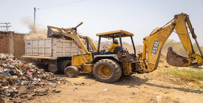 Más de 30 toneladas de desechos sólidos recolectados por la Alcaldía en Villa Chiquinquirá