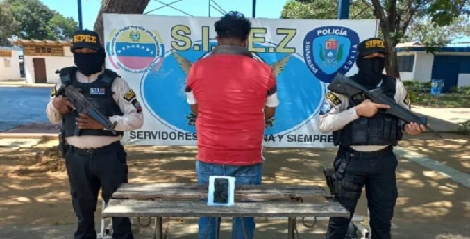 Sipez arresta al “Berenjena” de la banda criminal Los Cáscaras en Baralt