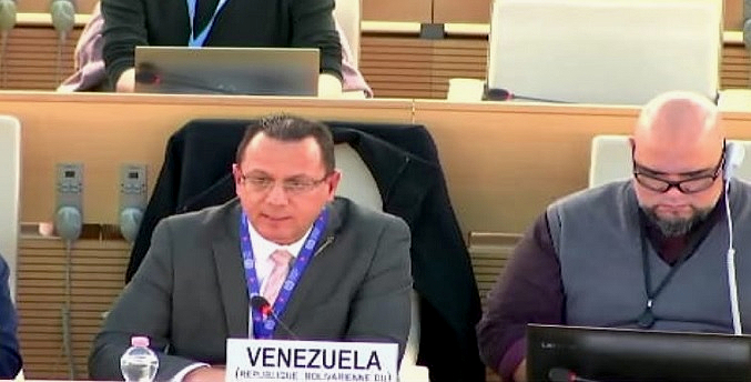 Embajador venezolano a la misión de la ONU: Son informes con fuentes inventadas