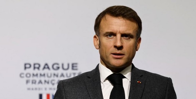 Macron propone orientar industria de armamento europea hacia el apoyo a Ucrania