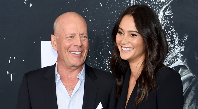 Esposa de Bruce Willis: Es falso que somos infelices
