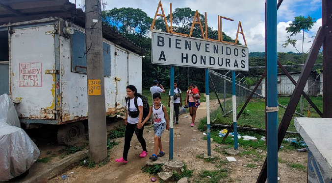 Unos 87 mil 800 migrantes, la mitad venezolanos, cruzaron Honduras entre enero y febrero