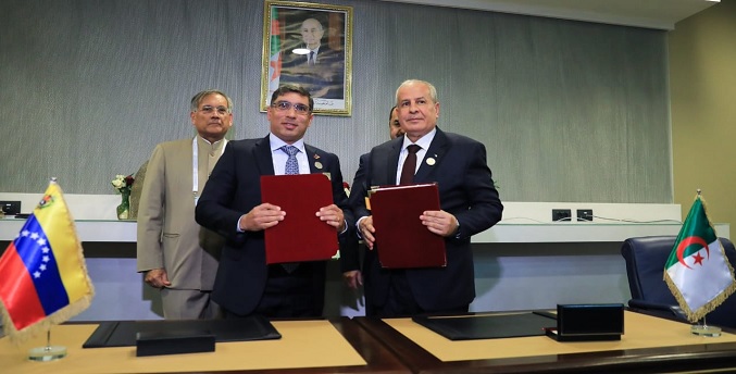 PDVSA y Sonatrach firmaron memorandos de cooperación energética