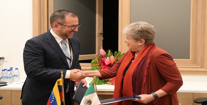 México y Venezuela firman acuerdo de migración a través del Plan Vuelta a la Patria