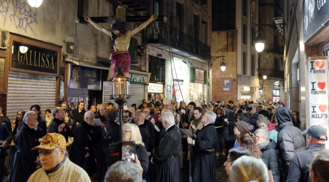 En Barcelona, católicos rezan por la lluvia para luchar contra la sequía
