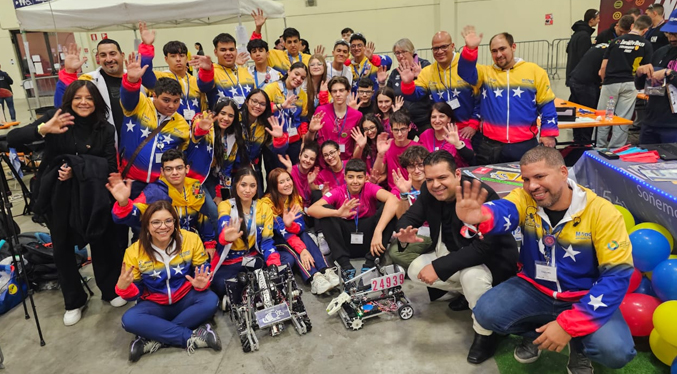 Venezolanos logran el segundo lugar en el “FIRST Tech Challenge International Championship 2024” en Italia