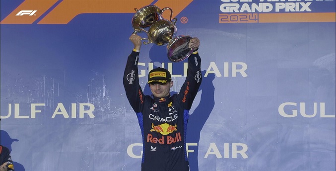 Max Verstappen inició campaña de 2024 con triunfo en el GP de Baréin