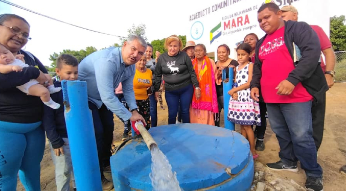 Alcalde Luis Caldera entrega dos acueductos comunitarios en Mara en el Día Mundial del Agua