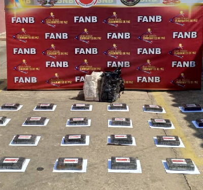 FANB incauta más de 30 kilos de cocaína en operativos en dos regiones de Venezuela