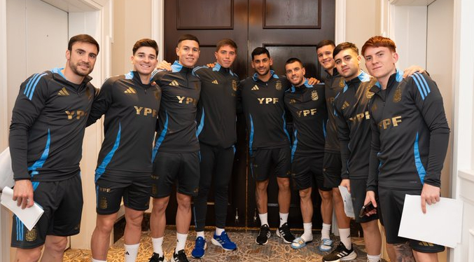 Sin Messi, selección nacional de Argentina llegó a Filadelfia para afrontar la doble fecha FIFA