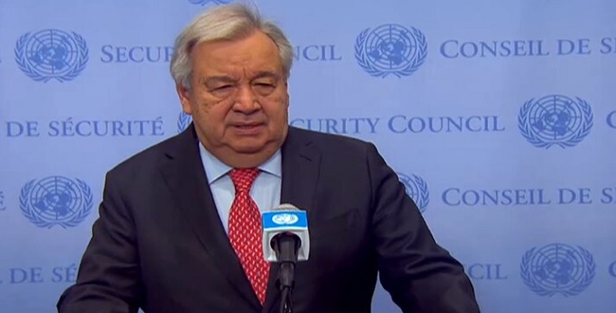 Secretario General de la ONU condena enérgicamente ataque de Irán contra Israel