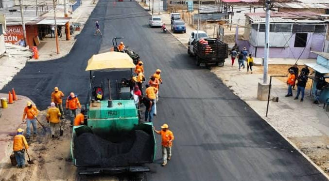 Ministro Reverol: “Más de 60 mil toneladas de asfalto colocan en el estado Zulia”