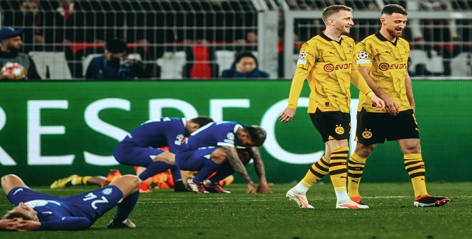 La marea amarilla del Dortmund hundió al Atlético