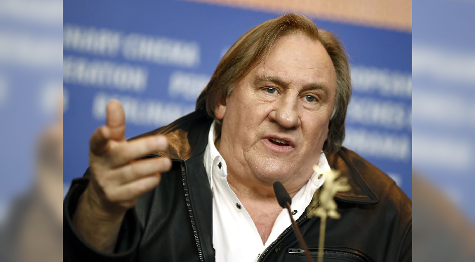 Reportan detención del actor Gérard Depardieu por acusaciones de abuso sexual