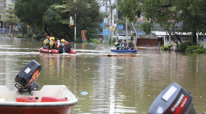 Al menos tres muertos y 11 desaparecidos dejan lluvias en el sur de China
