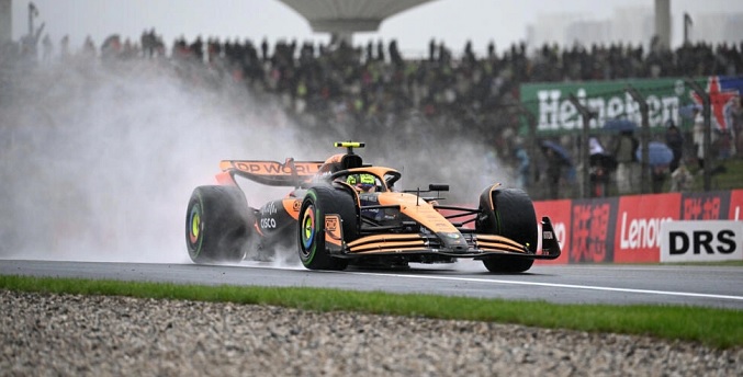 Norris partirá desde la pole en la carrera esprint del GP de China de F1