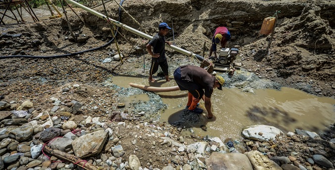 Fundaredes pide erradicar la minería ilegal para proteger el medio ambiente