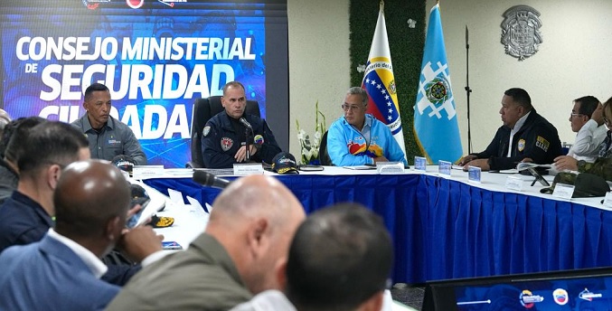 Ministro Ceballo: Incidencia delictiva disminuyó más del 24 % en comparación al 2023