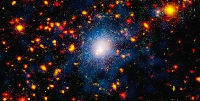 Un violento choque estelar explica una radiante nebulosa y desvela un viejo misterio