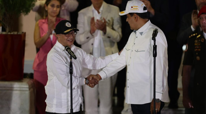 Maduro y Petro abordan el tema de la paz política y militar de ambas naciones