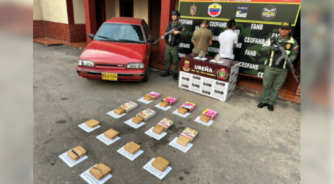 Atrapan a dos colombianos con 14 panelas de marihuana en cajas de cereales