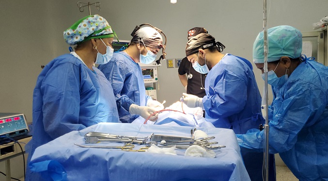 Continúa el Plan Quirúrgico Nacional 2024 en Mara con cirugías pediátricas