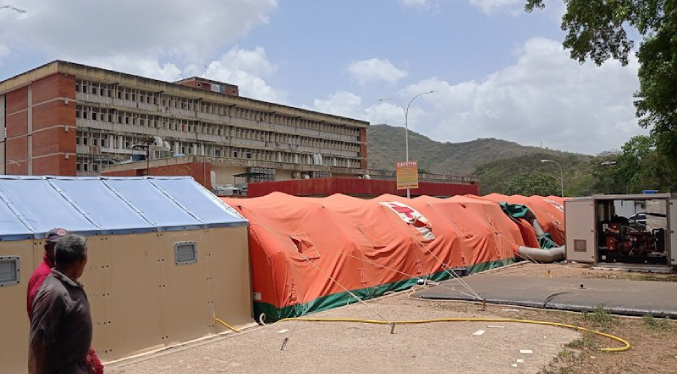 Hospital de campaña atenderá urgencias en el Santos Dominicci de Carúpano