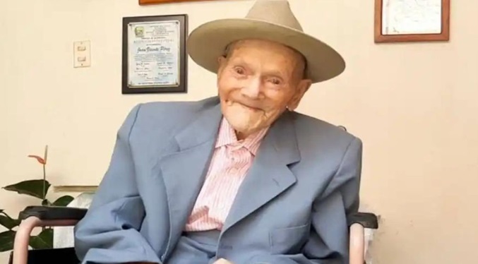 A los 114 años murió el hombre más longevo de Venezuela