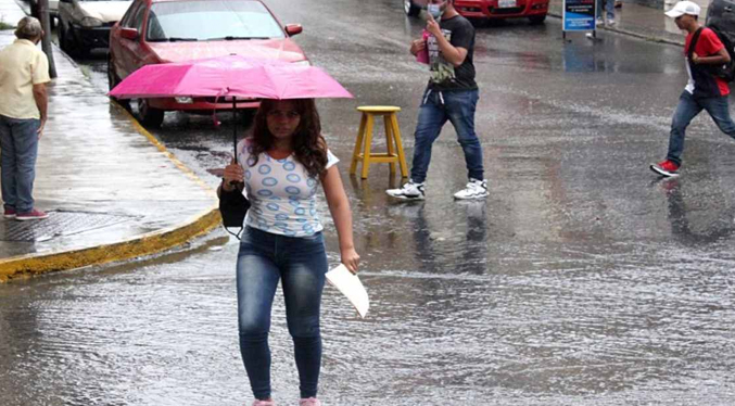 Inameh pronostica posibles lluvias en varias zonas del territorio nacional para este viernes