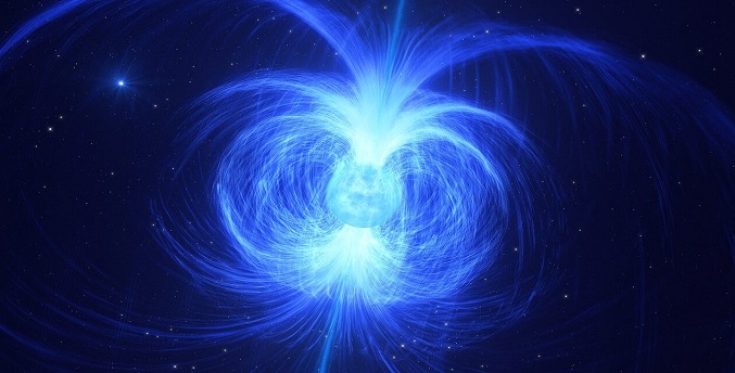 Observan una rara llamarada gigante procedente de un magnetar de fuera de la Vía Láctea