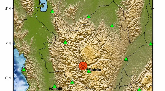 Reportan temblor fuerte en Medellín y varios municipios de Antioquia