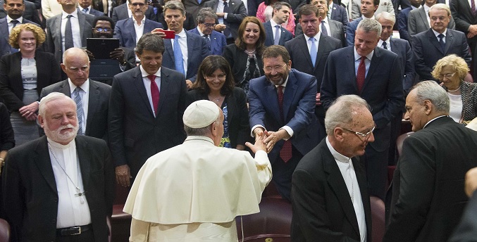 Los alcaldes de Roma, París, Londres y Sao Paulo, en cumbre sobre el clima en el Vaticano