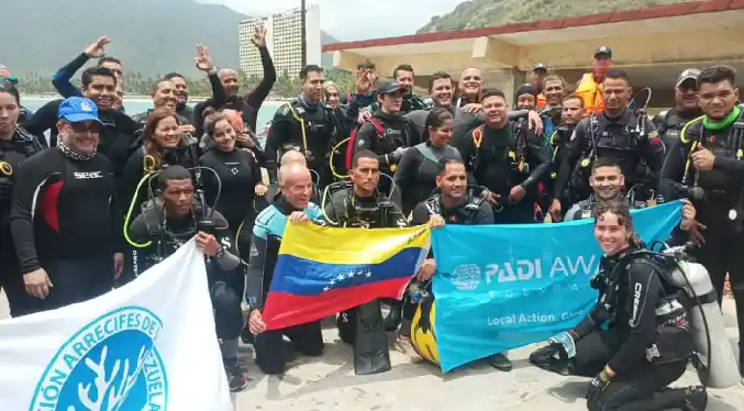Completan en Bahía de Cata la limpieza subacuática más grande de Venezuela