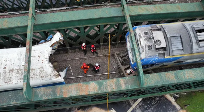 Choque de trenes en Buenos Aires deja 60 heridos