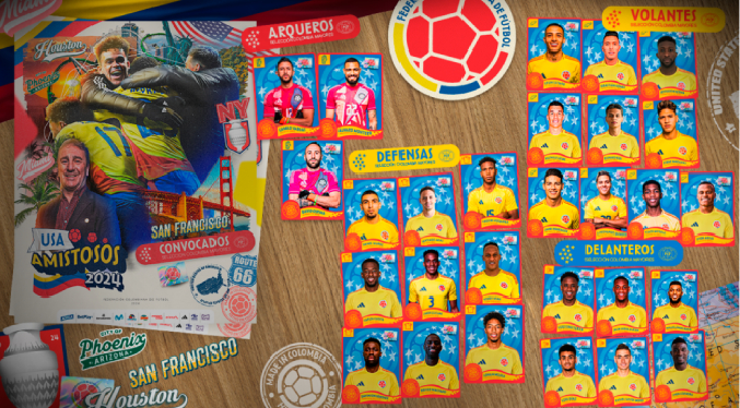 Colombia convoca a 28 jugadores para la Copa América
